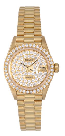 presidential rolex full pave diamond bezel