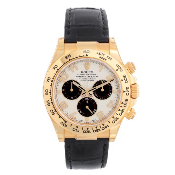 rolex daytona panda leather strap