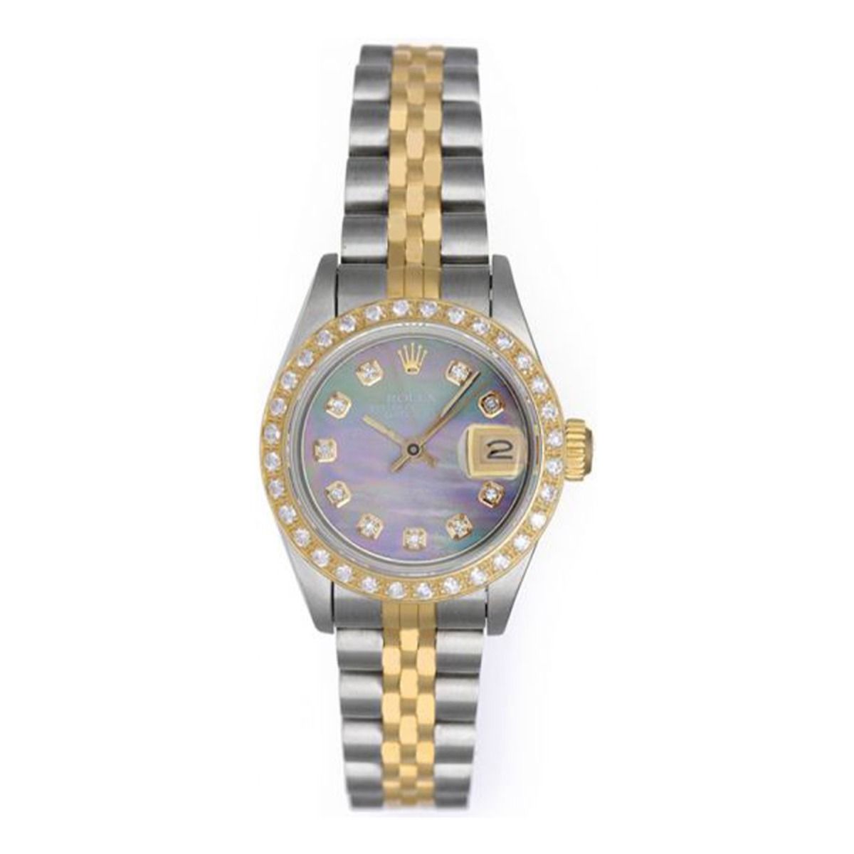 Rolex Ladies 2-Tone Datejust Watch 69173 Stainless Steel & Gold