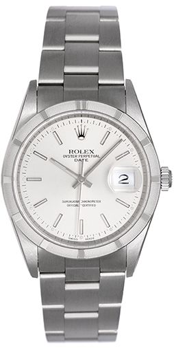 rolex date steel mens watch 15210