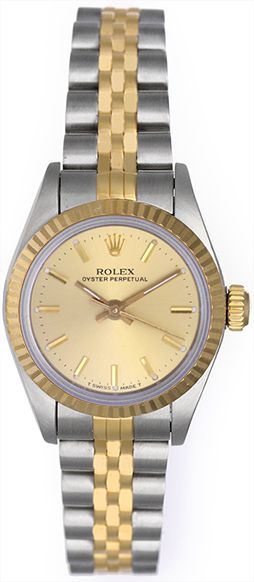 Rolex Ladies Oyster Perpetual 2-Tone 
