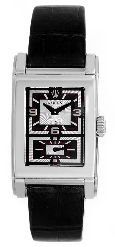 Rolex Cellini Prince 18k White Gold Men's Watch 5443/9