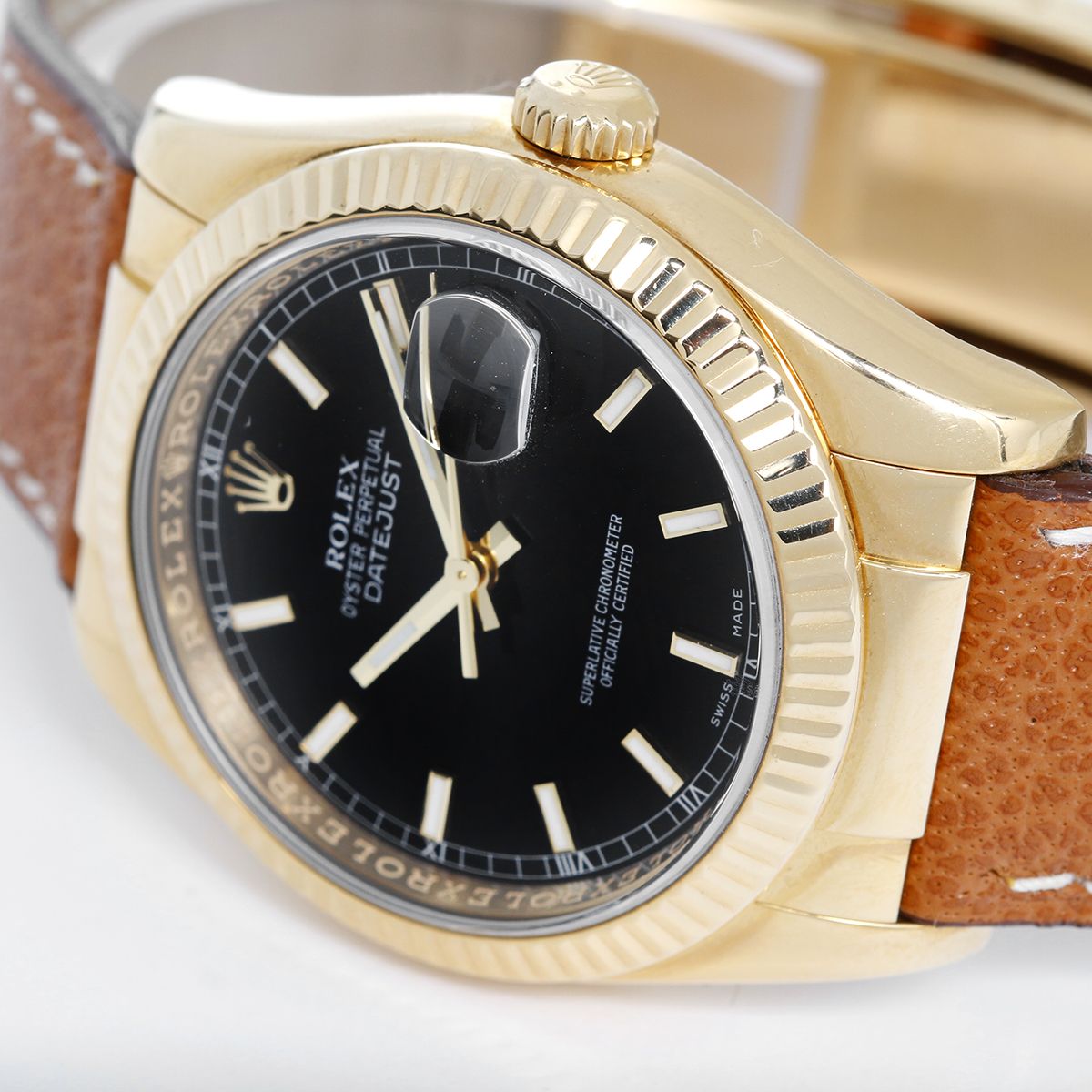 vintage rolex oyster perpetual datejust 18k gold 31mm vintage rolex oyster perpetual datejust 18k gold 31mm