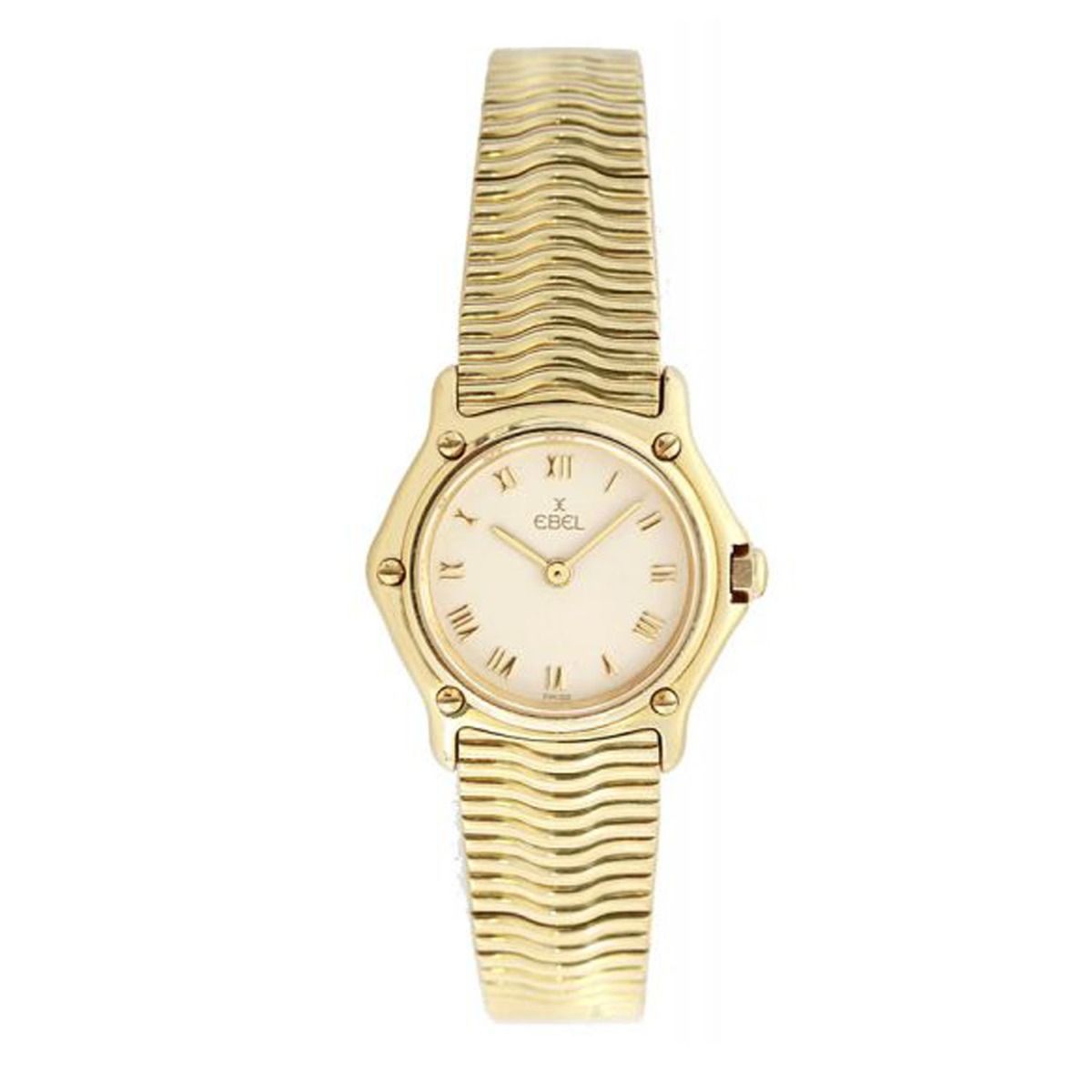 Ebel 1911 Classic Wave 18k Gold Watch