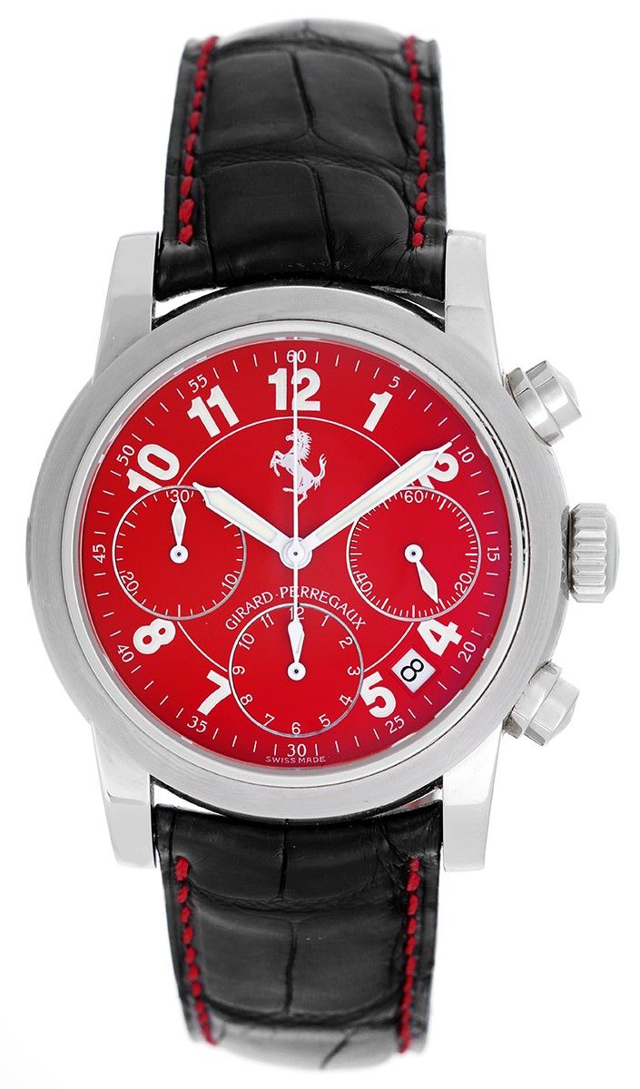 han fange Kristendom Girard Perregaux "Ferrari Modena Red" Chronograph Watch