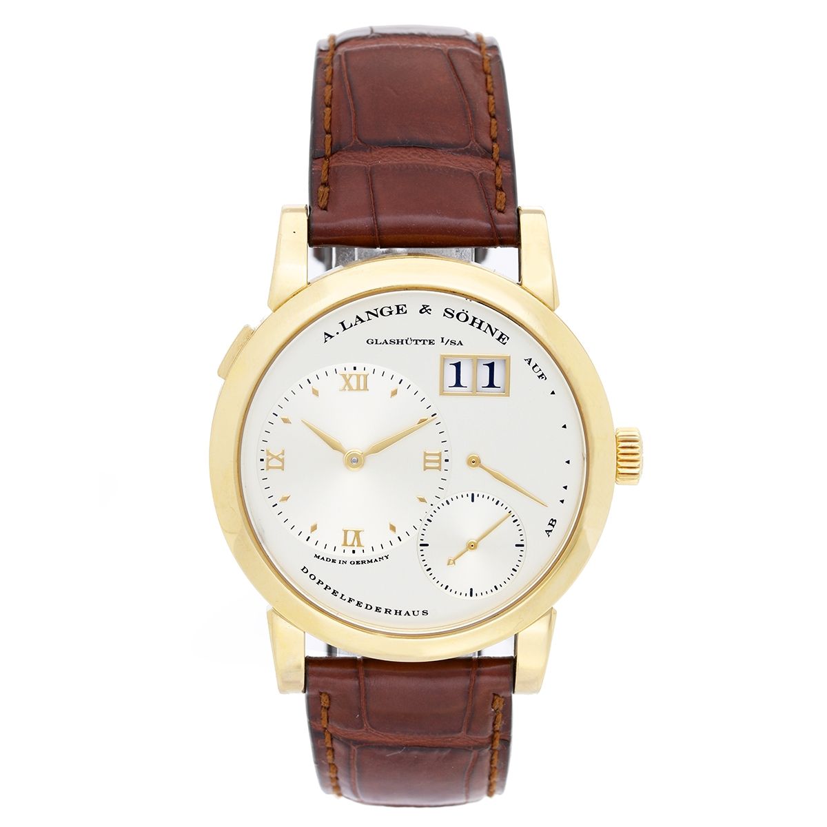 A. Lange & Sohne Lange 1 Men's Power Reserve Big Date Watch 101.022