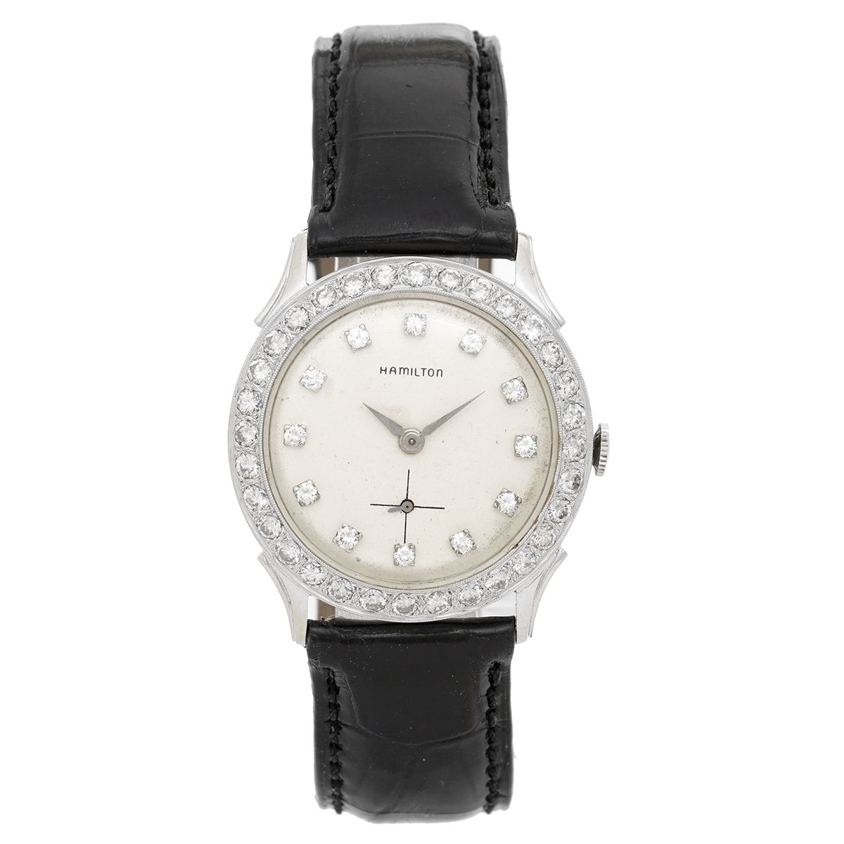 hamilton men's diamond watch