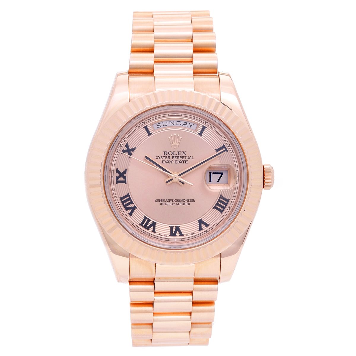 day date 41mm rose gold
