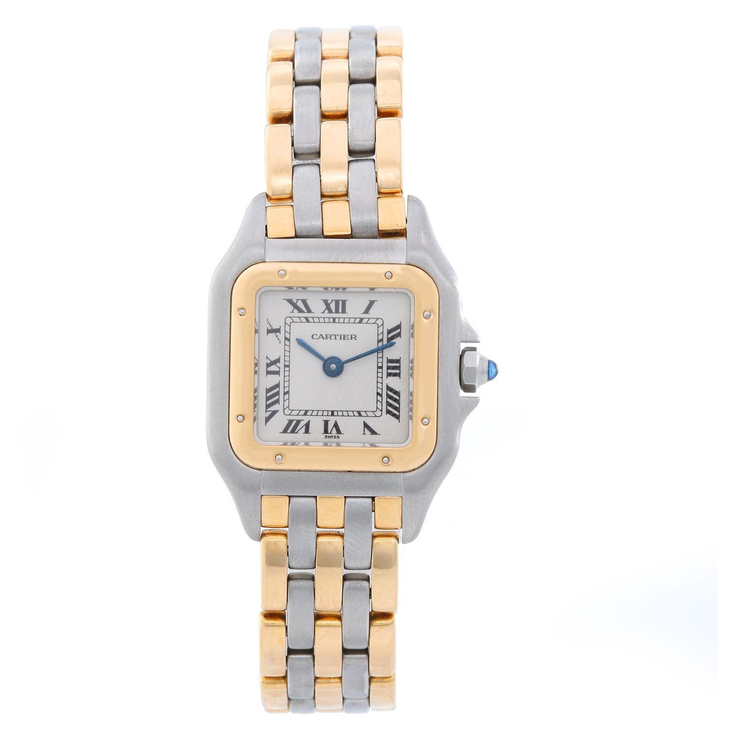 cartier panthere ladies 2 tone watch