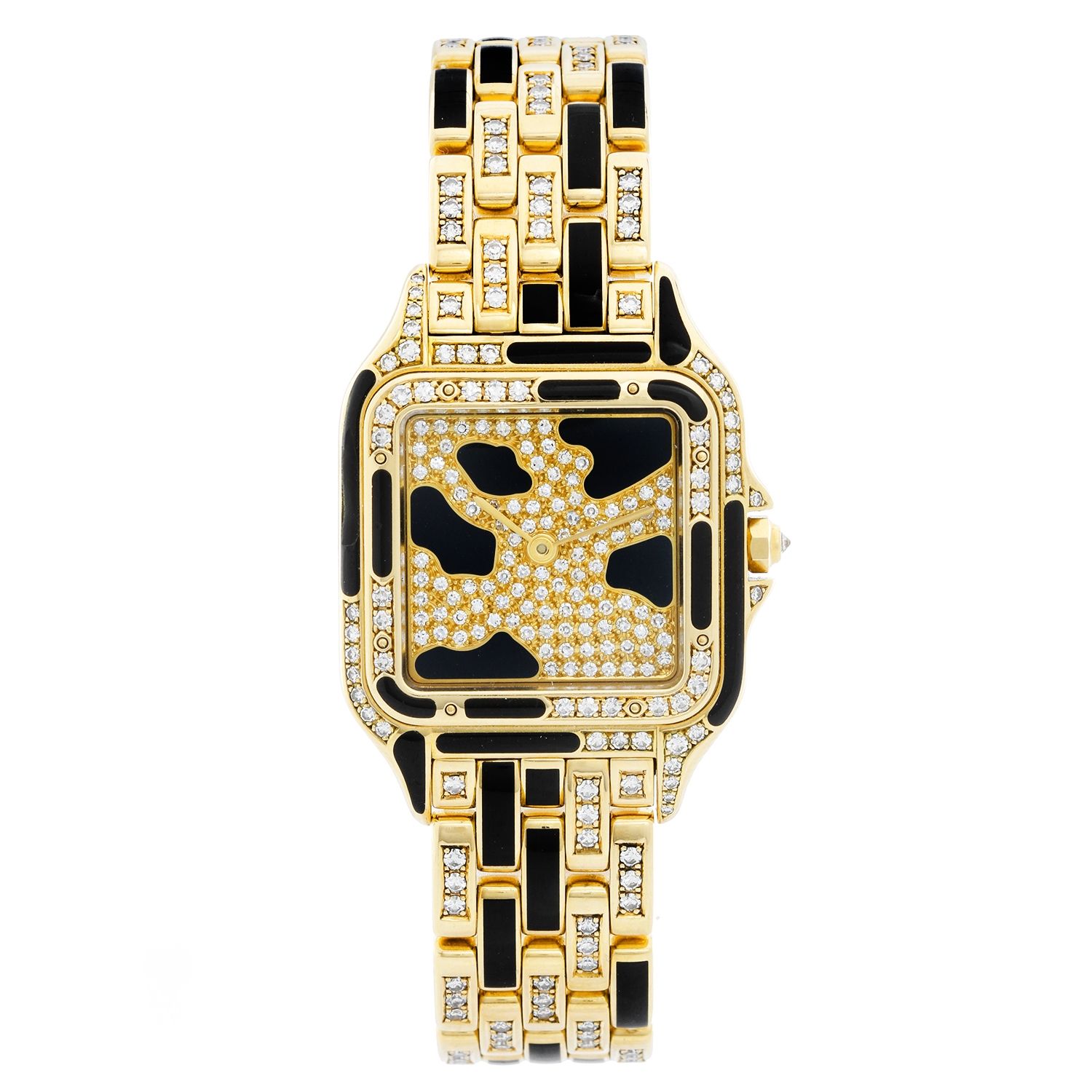 gold panther watch