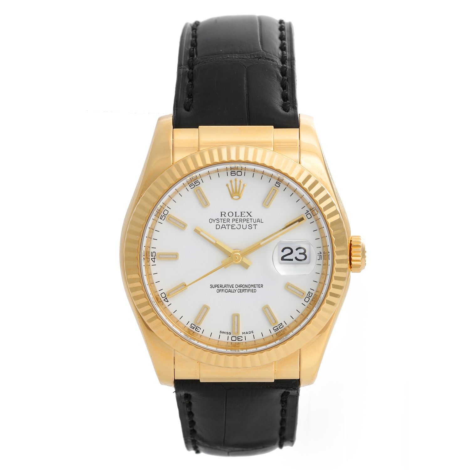 rolex watch price leather