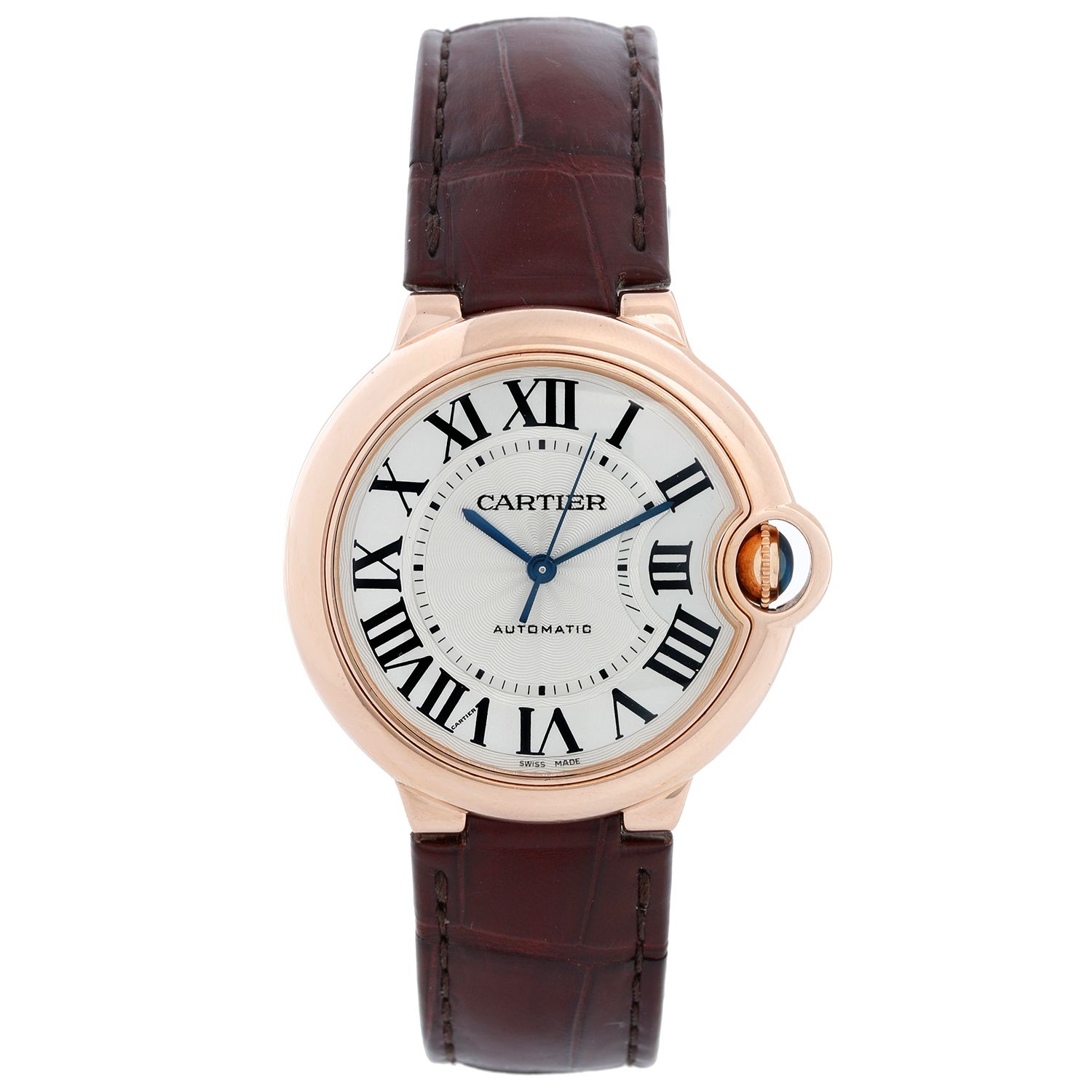 Cartier Ballon Bleu Medium Rose Gold Men's or Ladies Midsize Watch W6900456