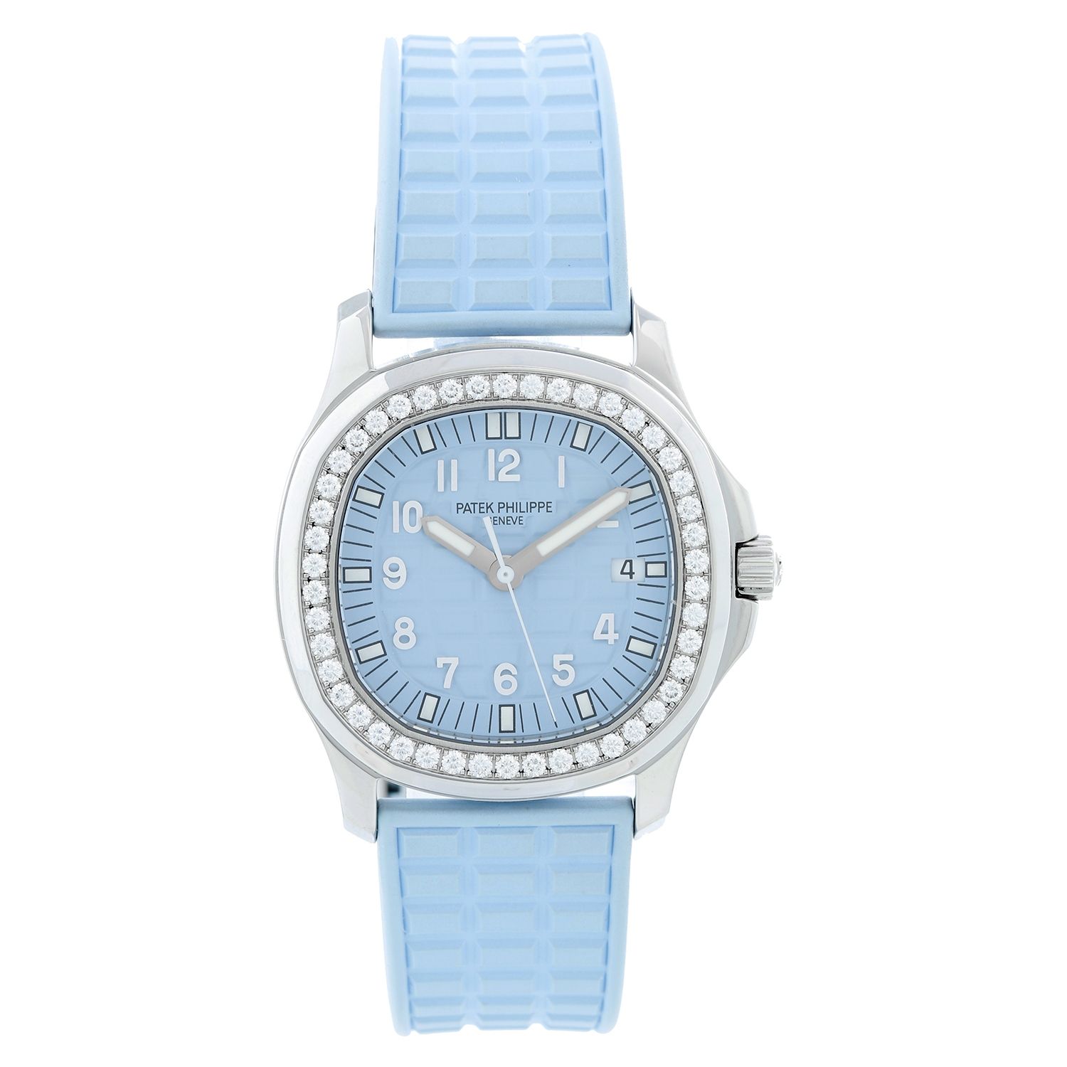 Patek Philippe Aquanaut Luce Ladies Stainless Steel Diamond White Watch 5067