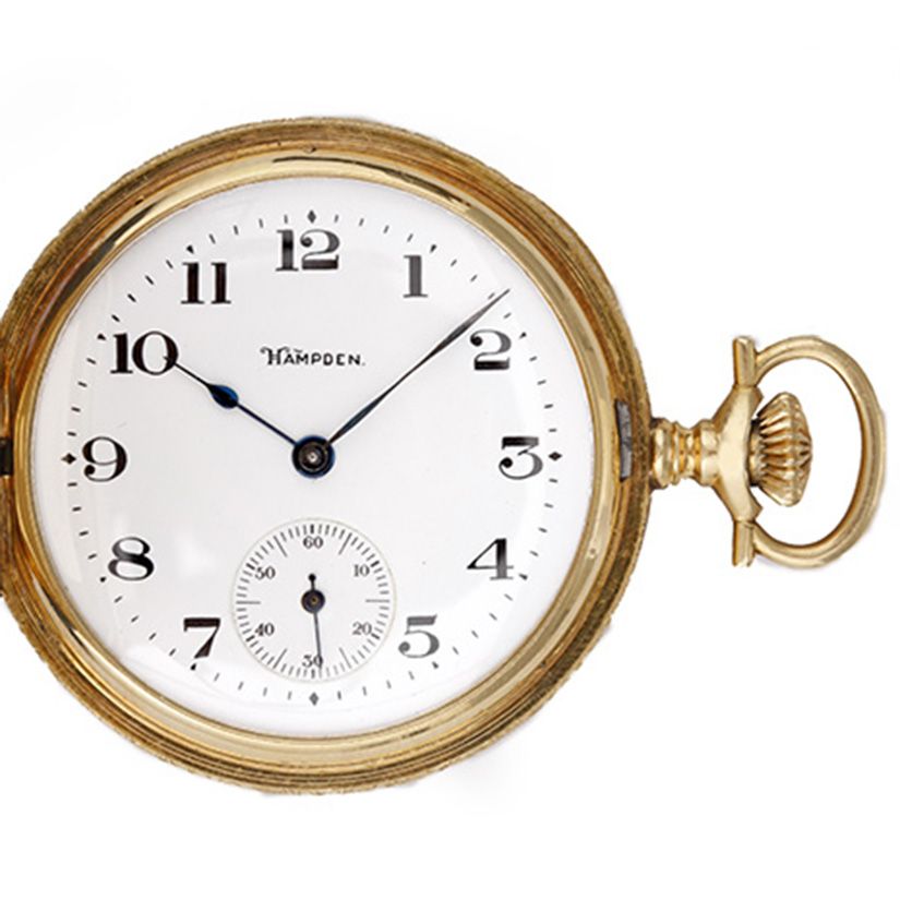 vintage gold pocket watch