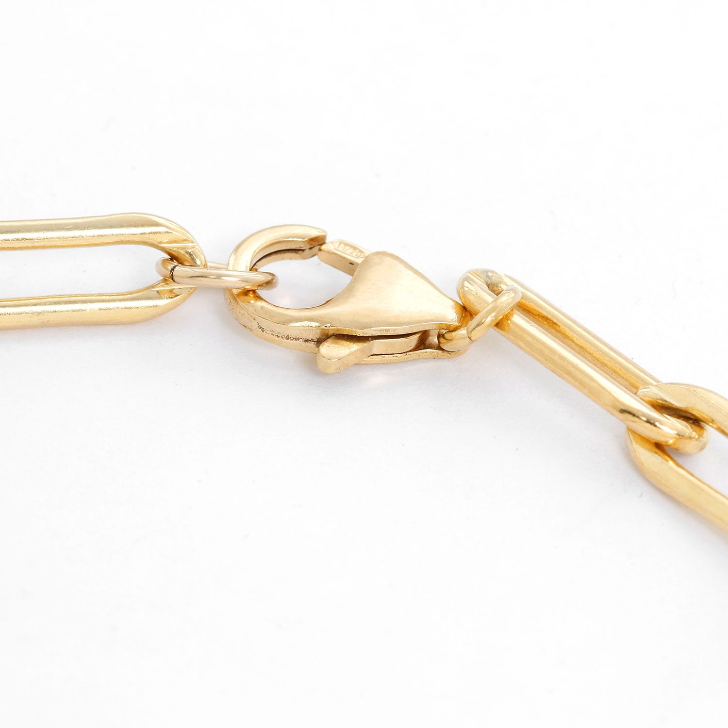 Erica Kleiman Gold Filled Paper Clip Chain Bracelet