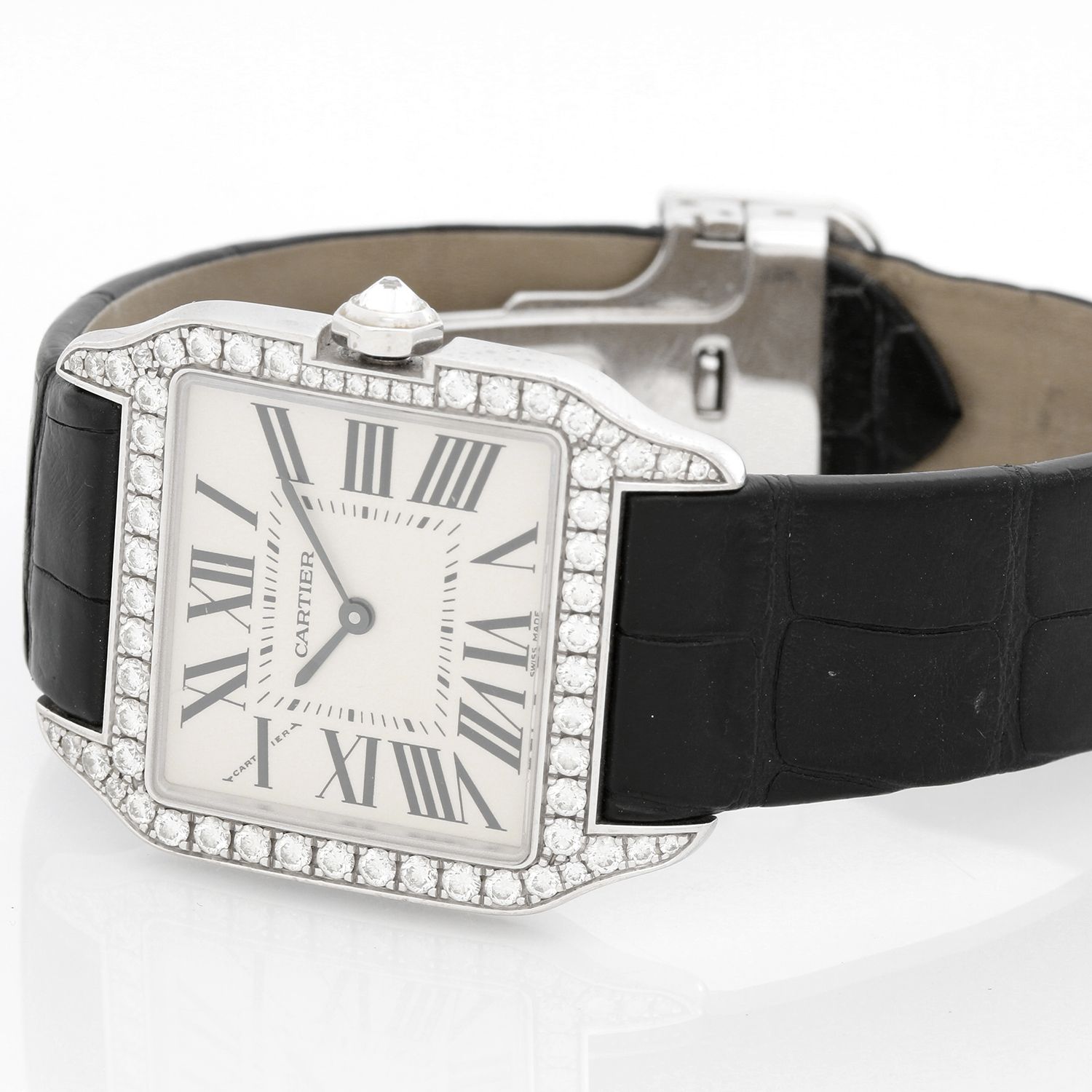Cartier santos dumont diamond shop