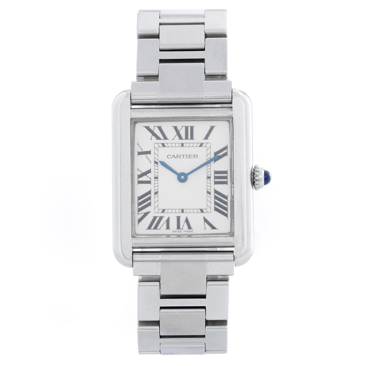 cartier tank solo quartz ladies watch