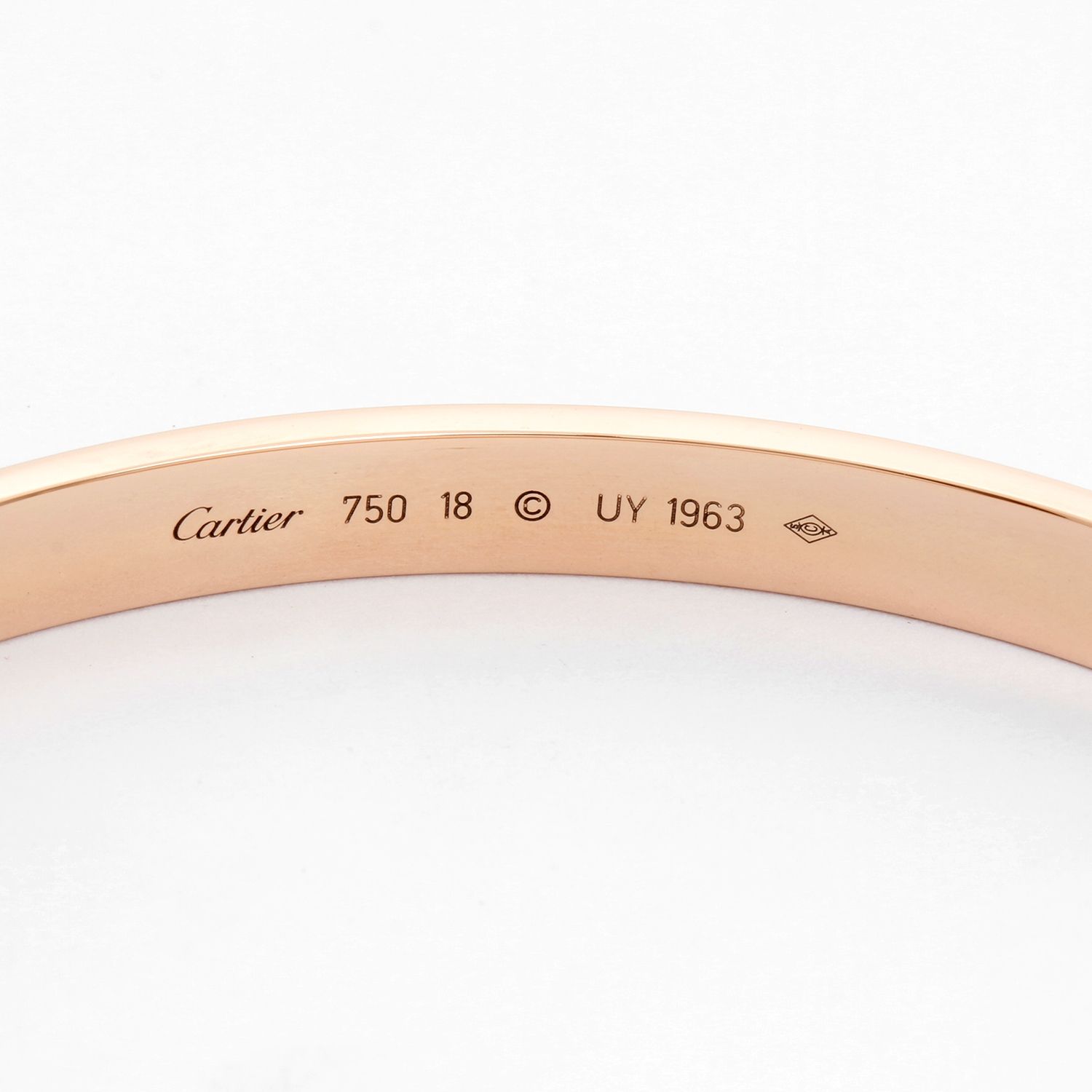 cartier love bracelet stamp