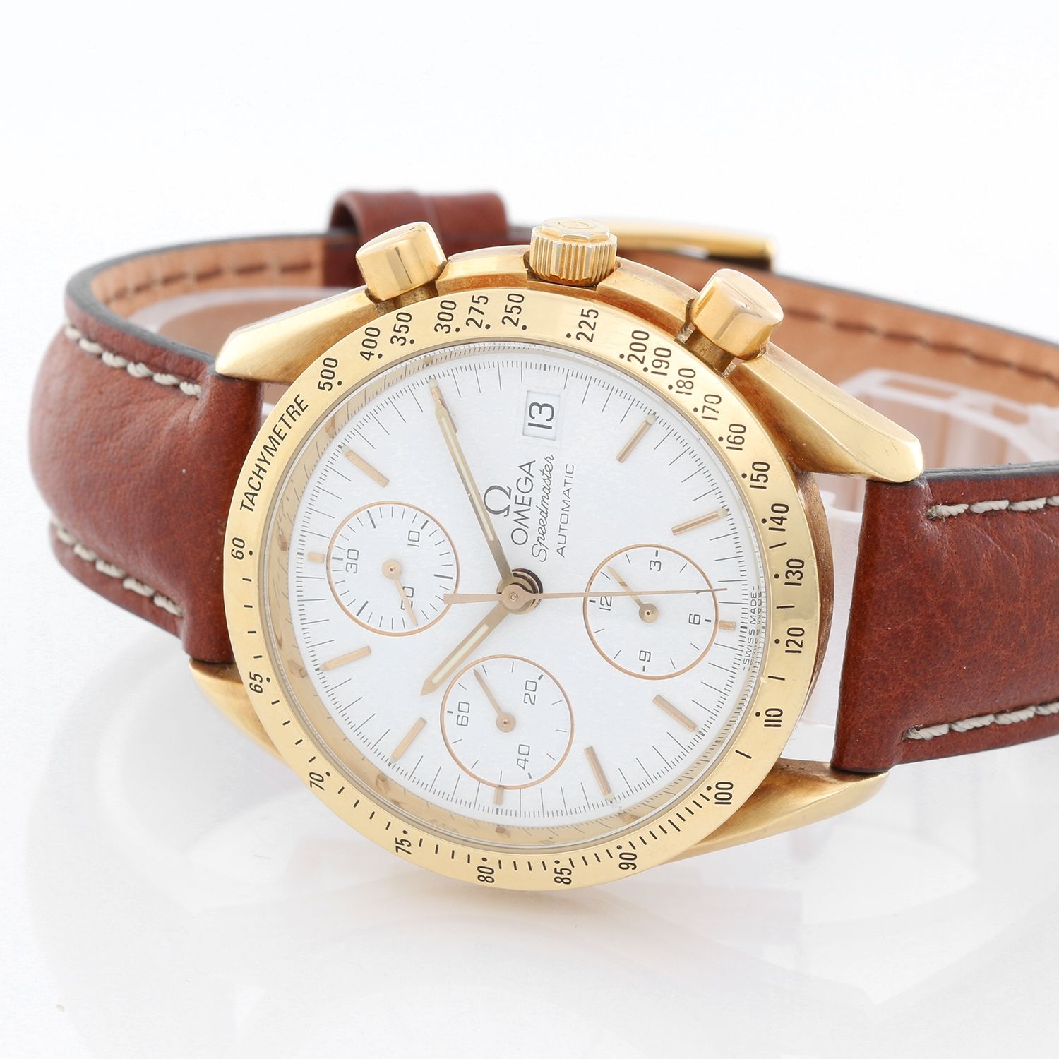 omega speedmaster yellow gold