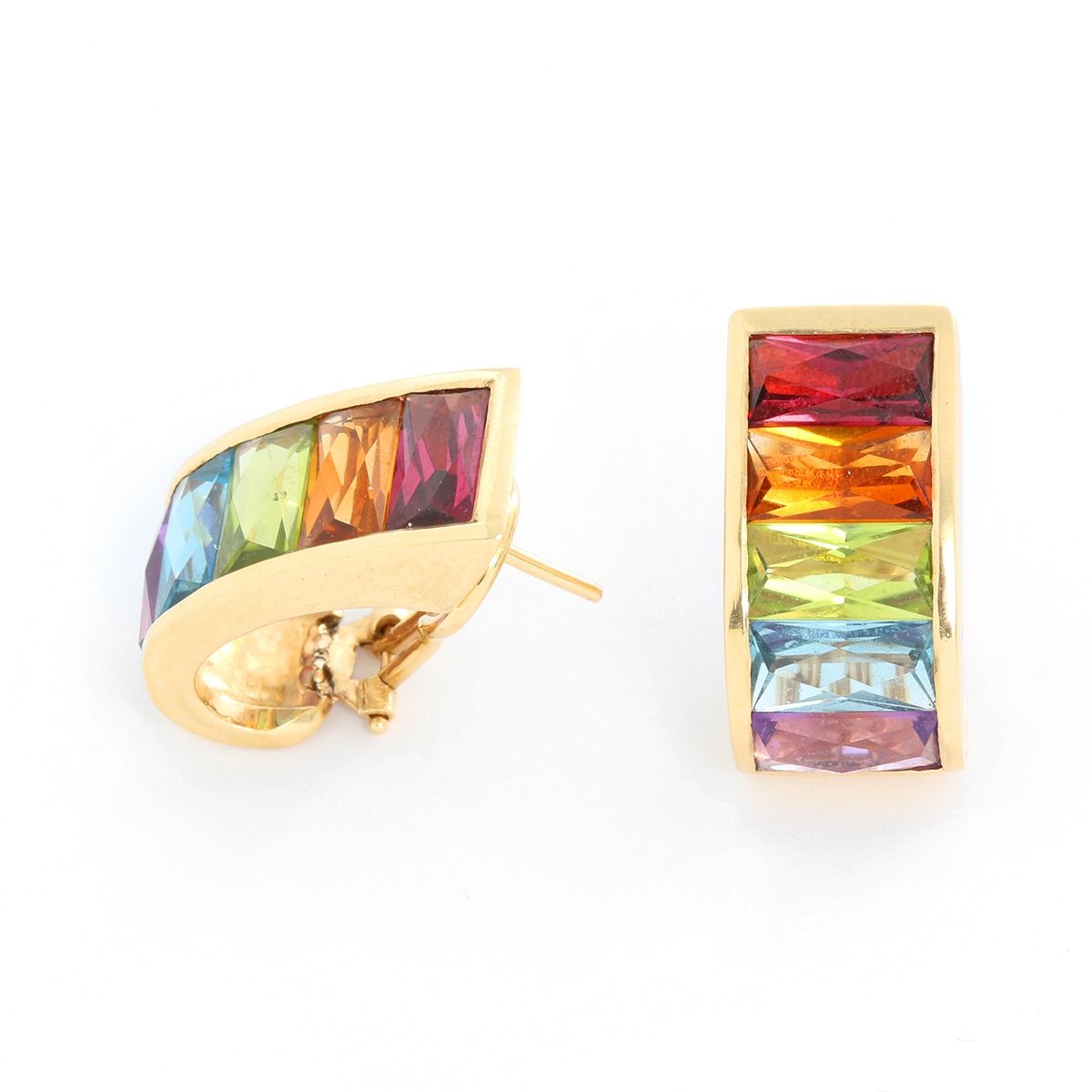 H. Stern Rainbow 18K Yellow Gold Earrings