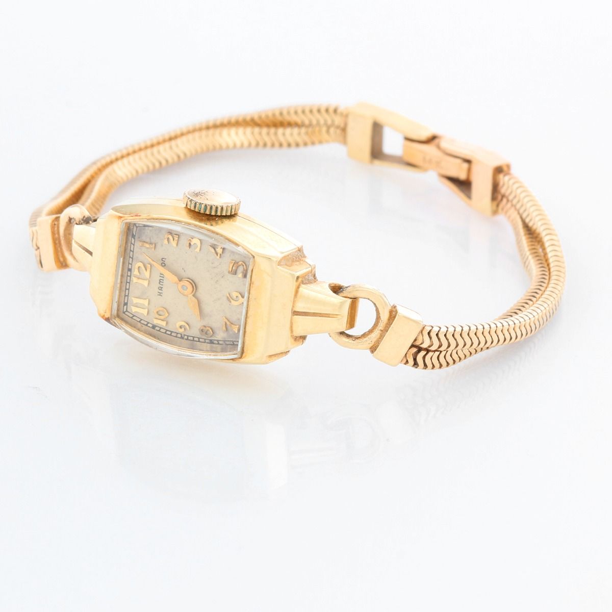 hamilton gold ladies watch