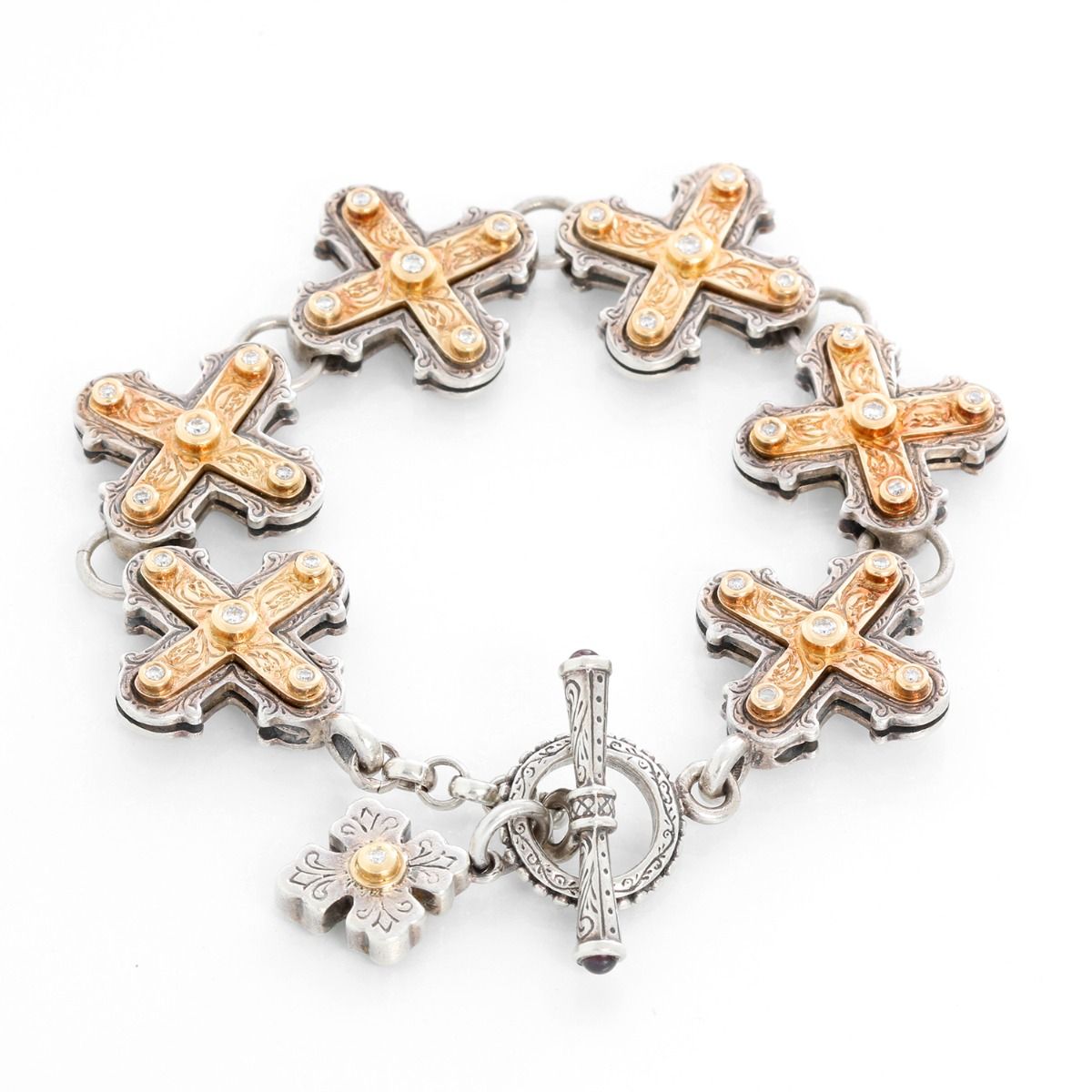 konstantino cross bracelet