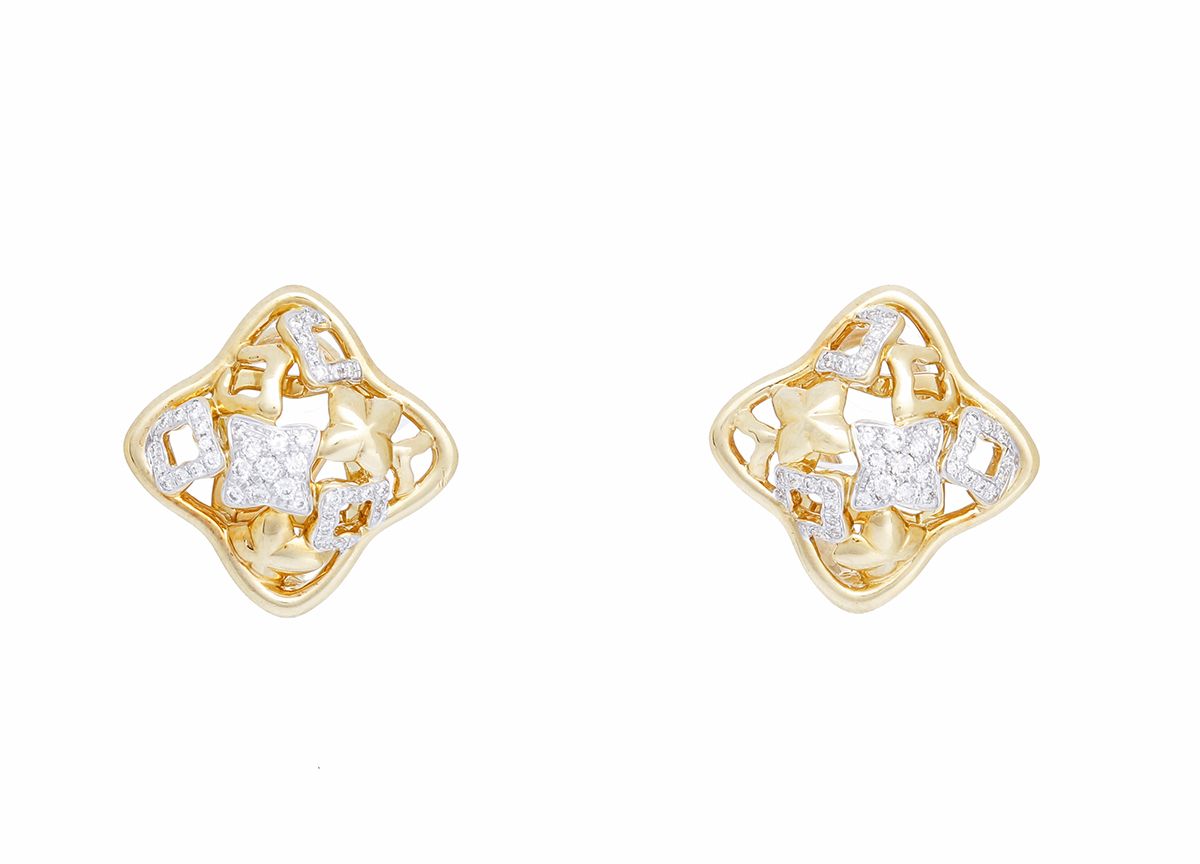 yurman quatrefoil earrings