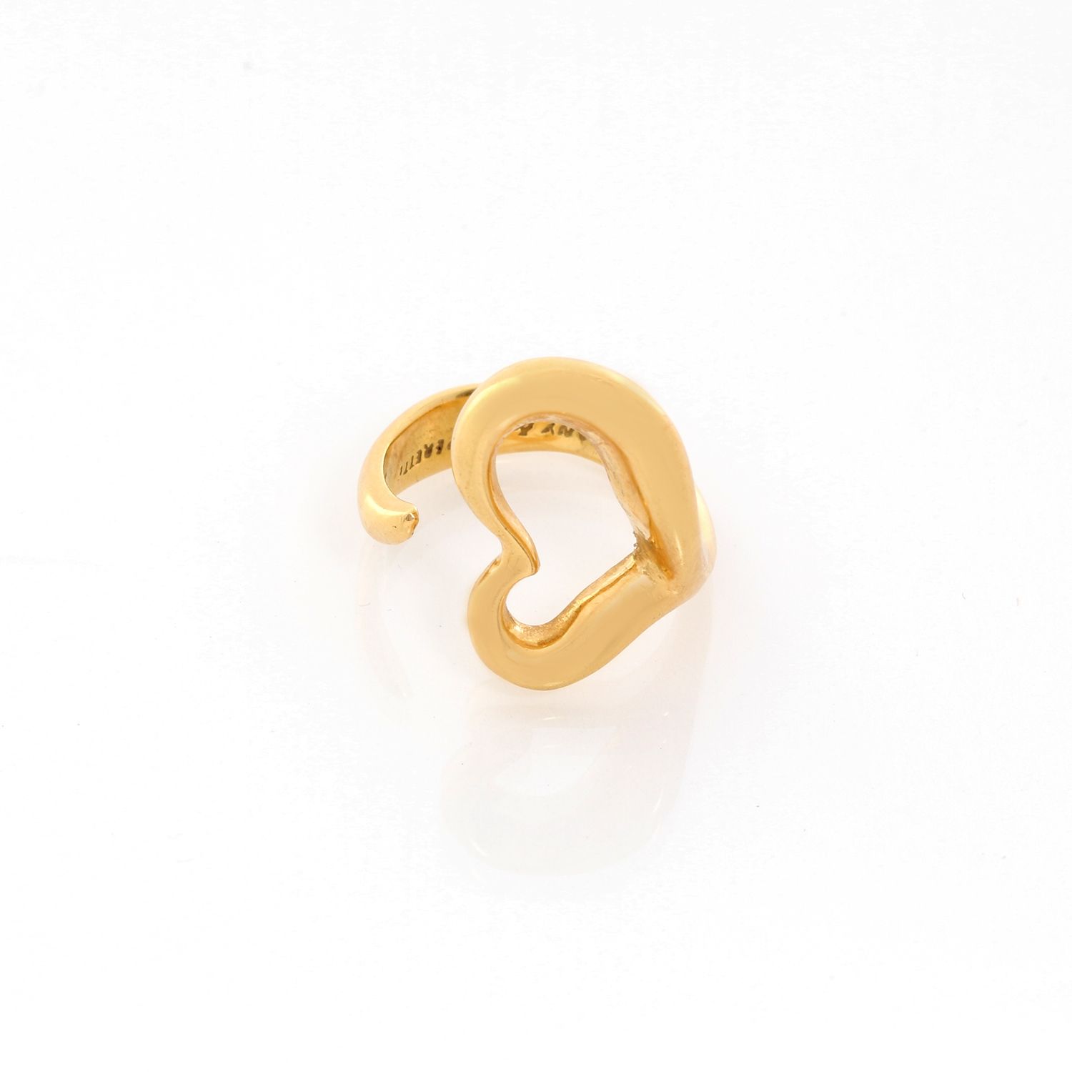 tiffany gold heart ring