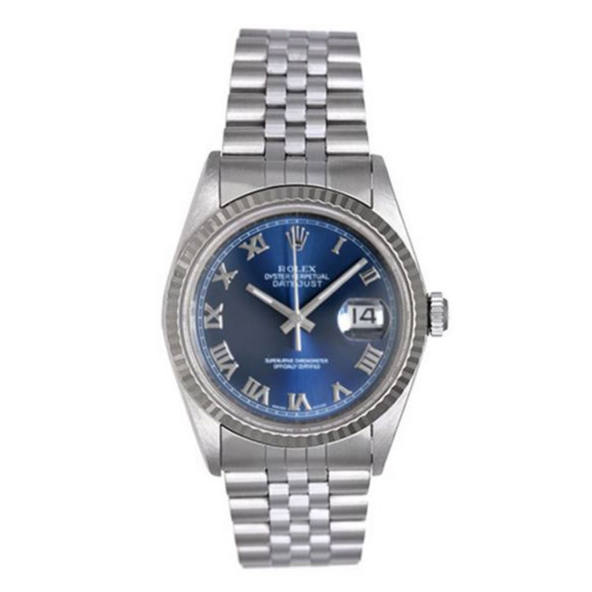 Men's Rolex Datejust Watch 16234 Blue 