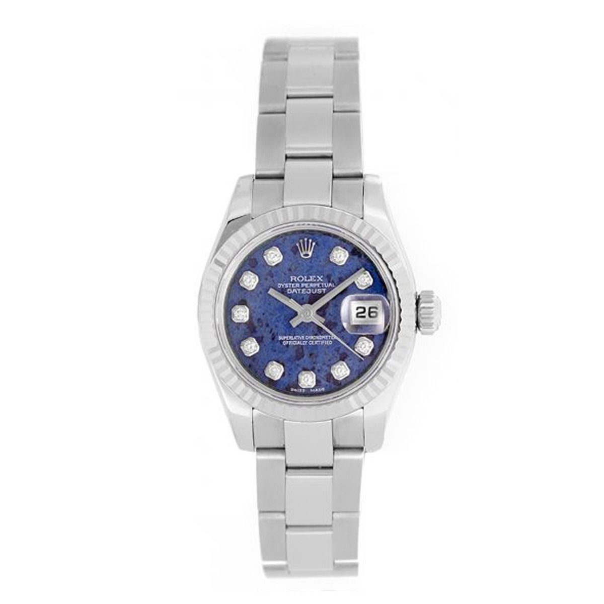 rolex sodalite diamond dial