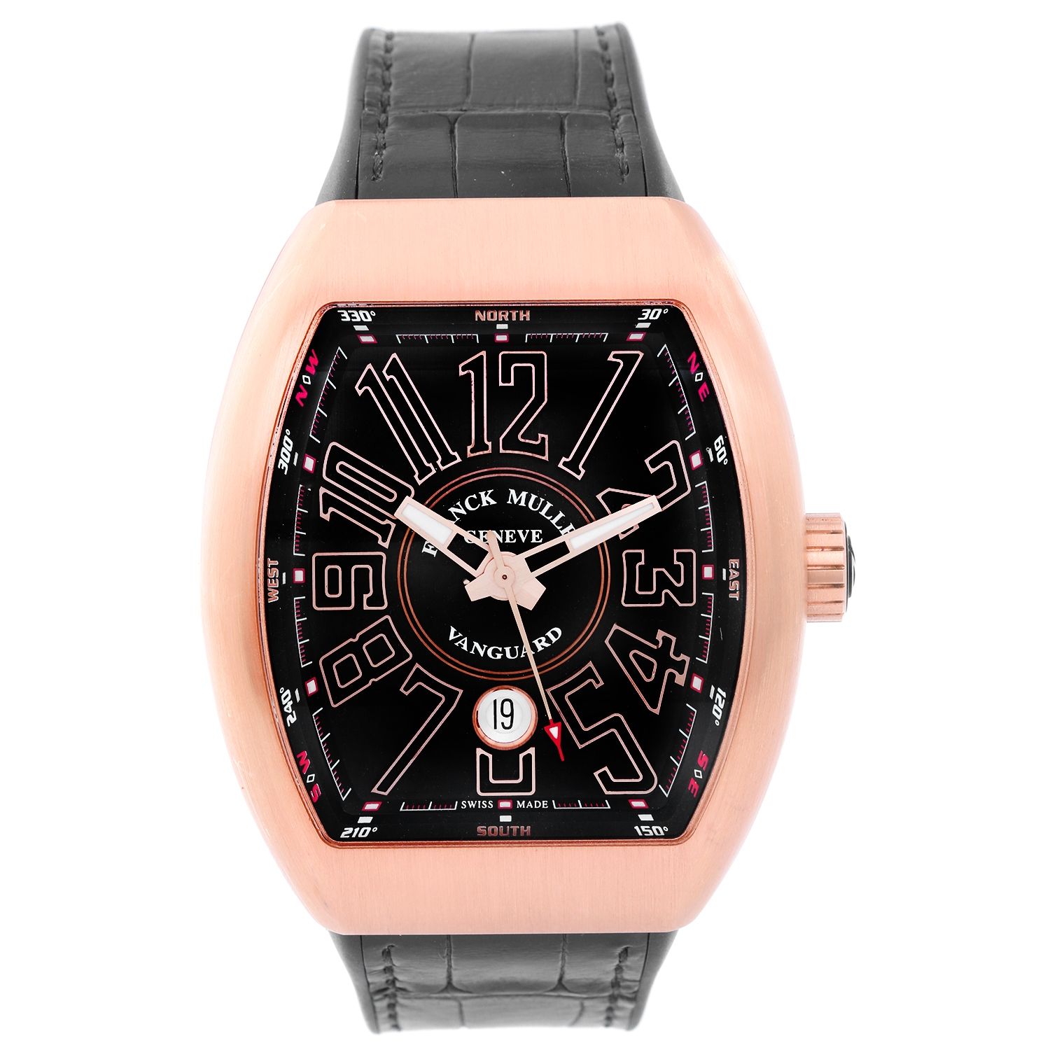 franck muller rose gold watch