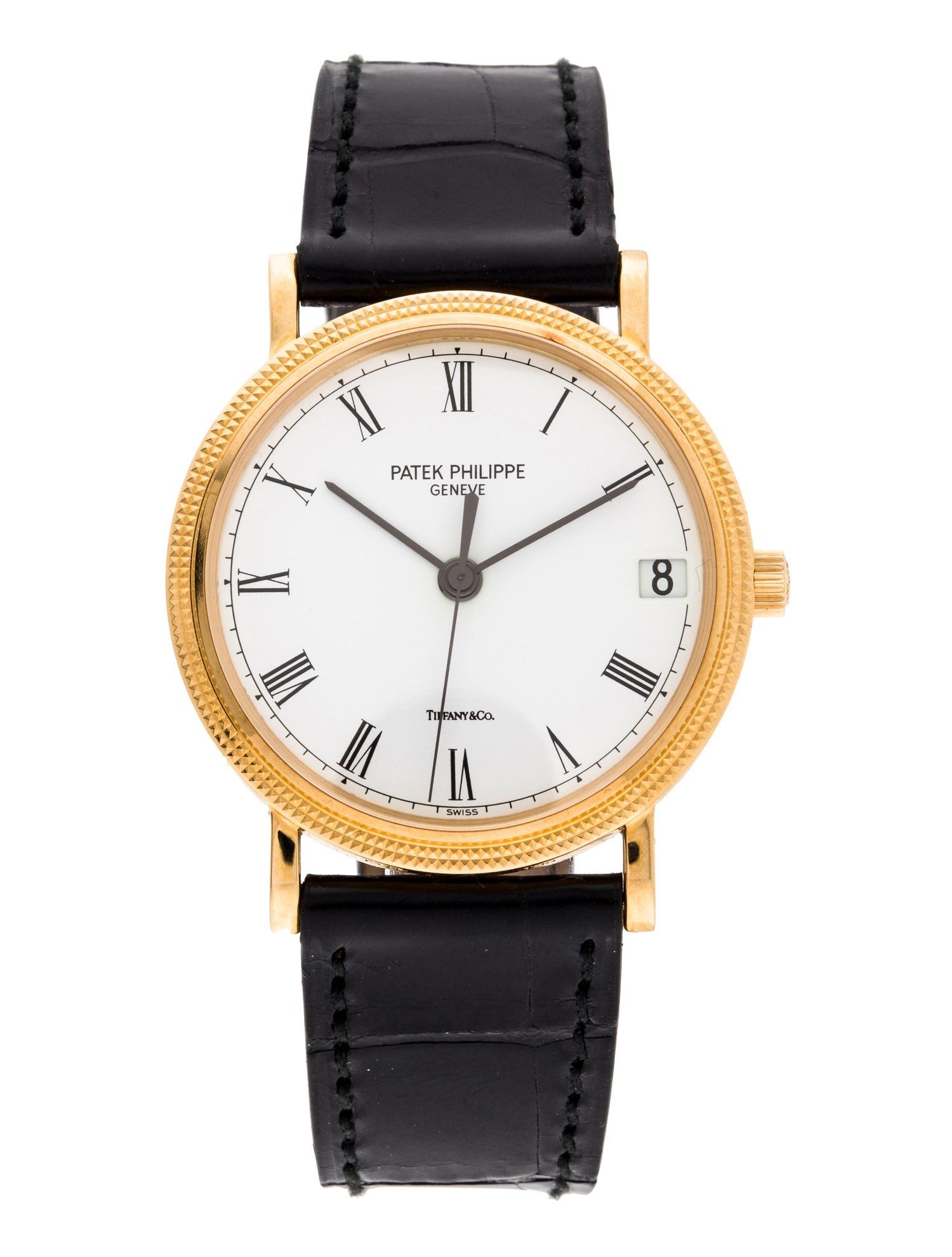 Patek Philippe by Tiffany & Co. Calatrava 18k Men's Watch 3802 - J (or ...