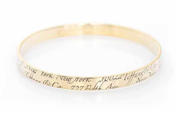 tiffany and co notes bracelet